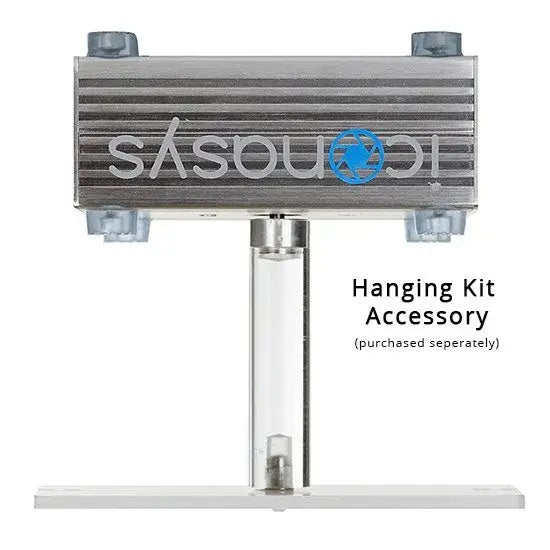 Hanging kit accessory for photography equipment, sold separately, featuring a sturdy plastic design.