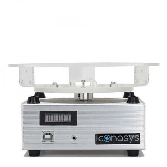 LumiCube 360 Jewelry Photography Bundle featuring a rotating display platform for professional jewelry photography.