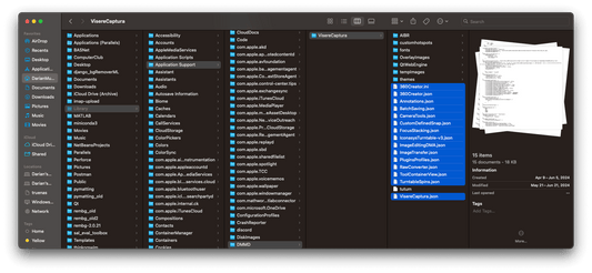 Shows Screenshot on how to Access Visere Captura's Settings 