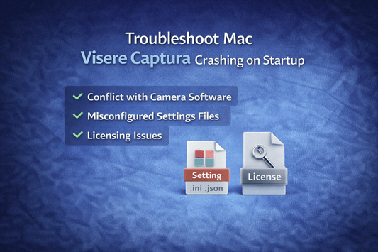 Troubleshoot Mac Startup Issues with Visiere Captura errors and solutions including settings and licensing issues.
