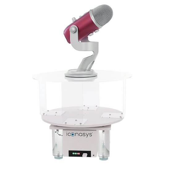 Silver Risers for Pictomic Silver Photography Turntables