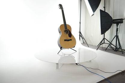 LED Light Studio or Product Photography with Guitar Setup for 360 Spin