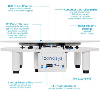 Platinum Large Heavy Duty Photography Turntable