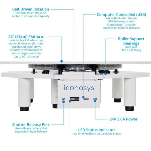 Platinum Large Heavy Duty Photography Turntable
